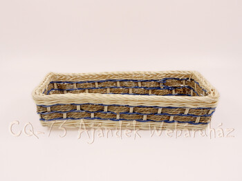 Rattan kosár hosszú 30x13cm 38-16