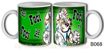 Bögre B068 Foci 3dl