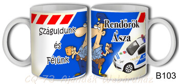 Bögre B103 Rendőrök Ásza 3dl