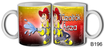 Bögre B196 Tűzoltók Ásza 3dl