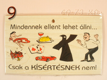 Fatábla okoskodó 18x11cm
