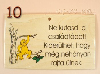 Fatábla okoskodó 18x11cm