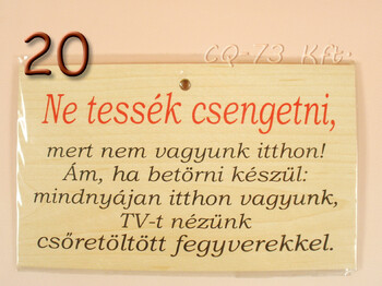 Fatábla okoskodó 18x11cm