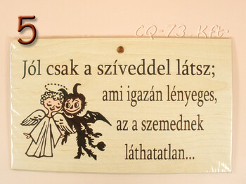 Fatábla okoskodó 18x11cm