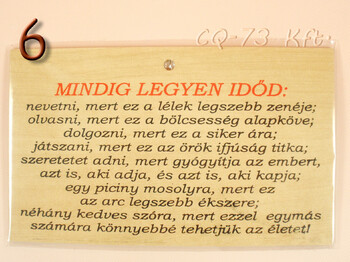 Fatábla okoskodó 18x11cm