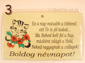 Fatábla okoskodó 18x11cm