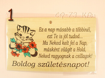 Fatábla okoskodó 18x11cm