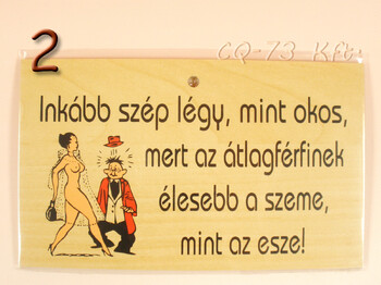 Fatábla okoskodó 18x11cm