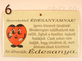 Fatábla okoskodó 18x11cm
