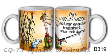 Bögre B319 Végre nyugdíjas vagyok... 3dl