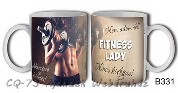 Bögre B331 Fitness Lady 3dl