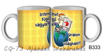 Bögre B333 Internet függő vagyok! 3dl