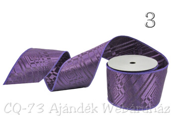 Dekor szalag lila/arany 6x270cm XX1850650 6f