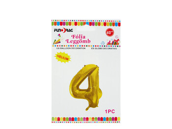 Lufi fólia 4-es arany 113cm 607031