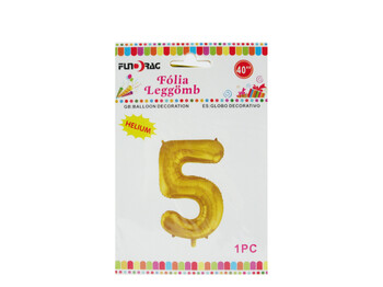 Lufi fólia 5-ös arany 126cm 607048