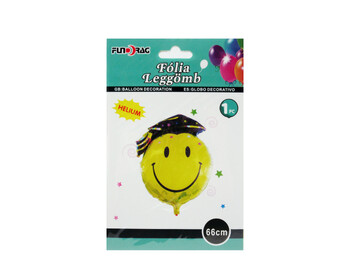 Lufi fólia smiley ballagó 66cm 605702