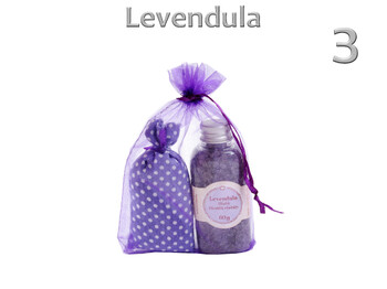 Levendula organza szett 2db 60g