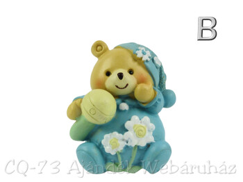 Bébi maci figura fiú, lány 7x5cm ALX961010