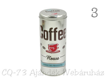 Fémdoboz Coffee 18cm 170420990 3f