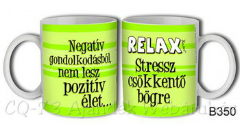 Bögre B350 Relax Stressz csökkentő bögre 3dl