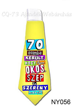 Nyakkendő NY056 70 évembe került...