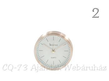 Ébresztőóra metál + kitámasztó 9cm YP7164490 3f