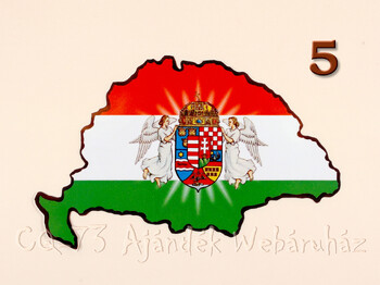 Matrica Magyarország 14,5x9cm NMO