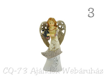 Angyal áttört szárnyú barna 14cm 8360 4f