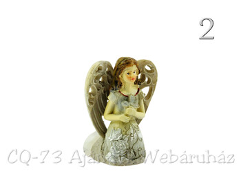 Angyal térdelő imádkozó barna 9cm 8360/5 2f