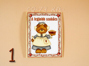 Fa hűtőmágnes vegyes