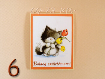 Fa hűtőmágnes vegyes