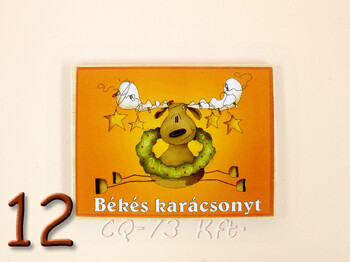 Fa hűtőmágnes vegyes