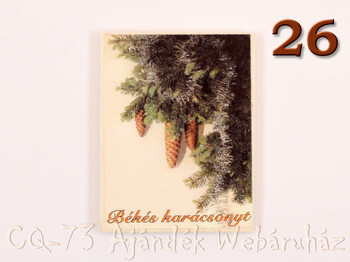 Fa hűtőmágnes vegyes